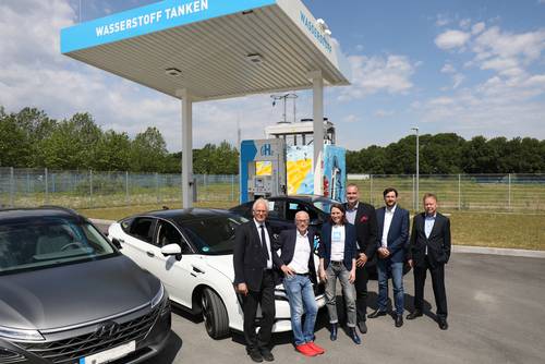 Herten - Eröffnung Der Neuen Wasserstofftankstelle